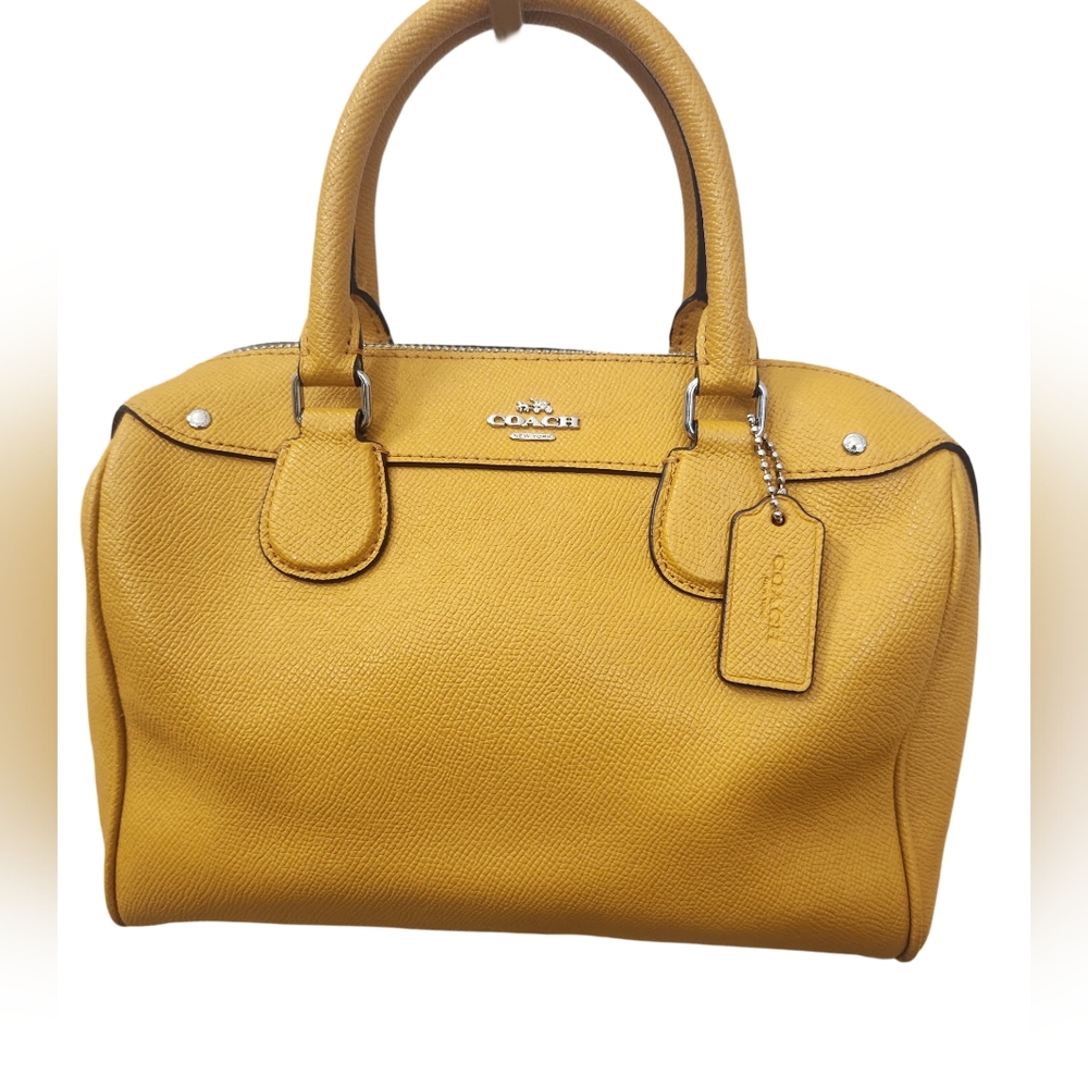 2012 COACH Yellow Mustard Purse